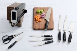 SharkNinja   NeverDull Premium 13 Piece Wood Series Knife Hero